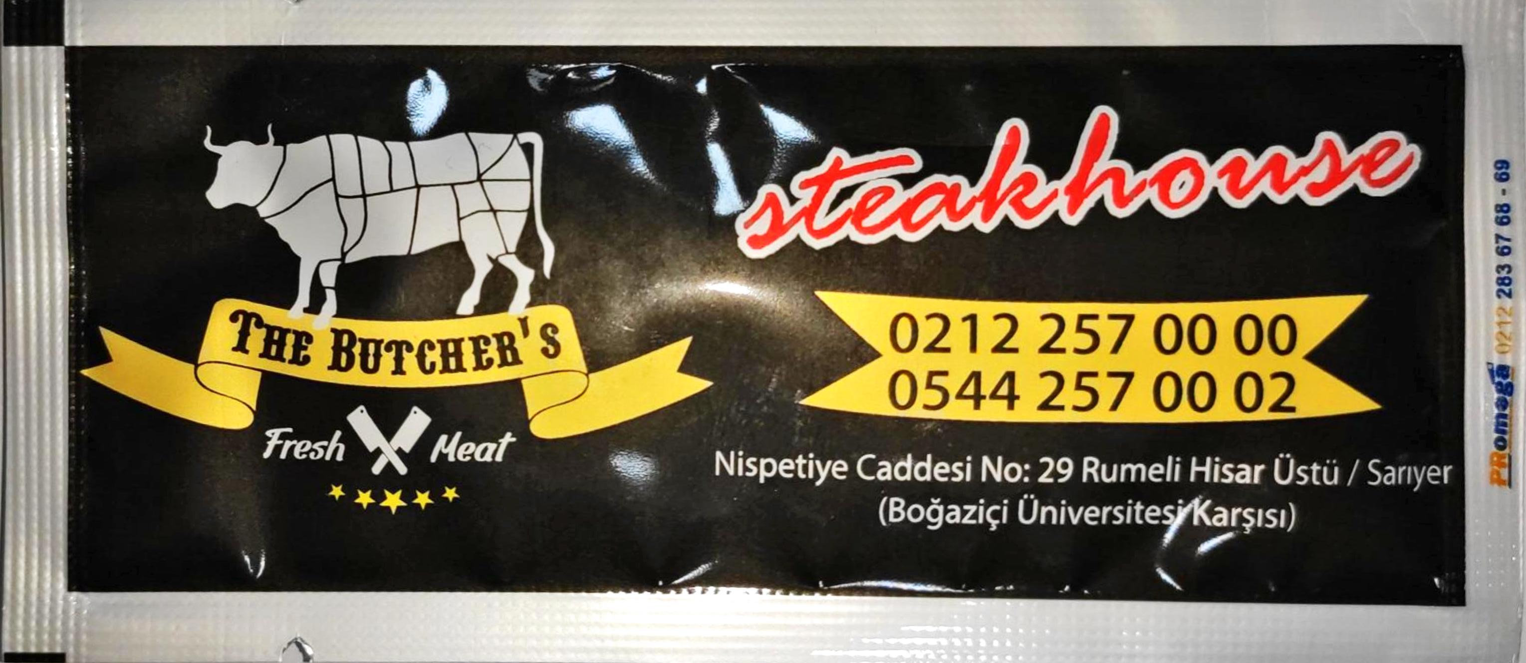 0549 The Butcher's - Rumeli Hisarüstü